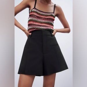 Black shorts from Zara